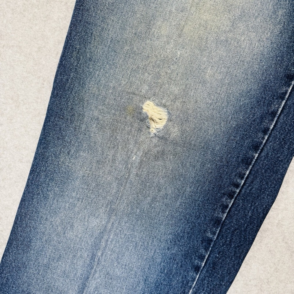 Marithe Francois Girbaud Carpenter Jeans Men 38 Baggy Wide Barrel Y2K Distressed - Picture 4 of 12